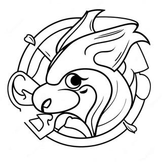 Braves Logo Coloring Page 22801-18320