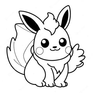 Flareon Coloring Pages