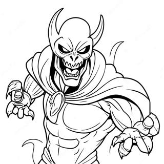 Angry Spawn In Battle Coloring Page 22852-18359