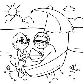 Summer Fun For Preschoolers Coloring Page 22871-18374