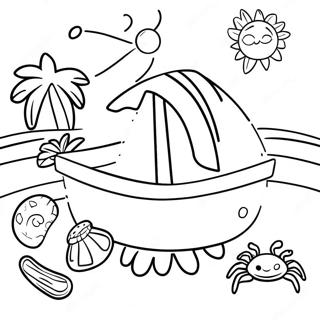 Summer Fun For Preschoolers Coloring Page 22871-18376