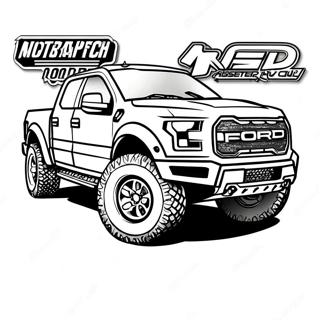 Ford Raptor Truck Coloring Page 22881-18383