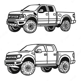 Ford Raptor Truck Coloring Page 22881-18384