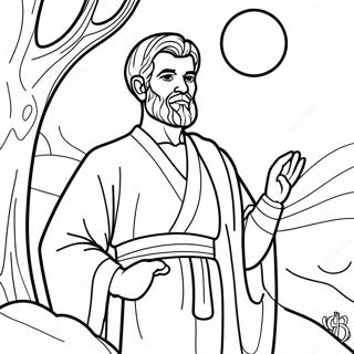 Elijah Coloring Pages