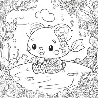 Intricate Kerby Rosanes Fantasy Scene Coloring Page 22902-18402