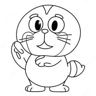 Doraemon Coloring Page 22911-18408