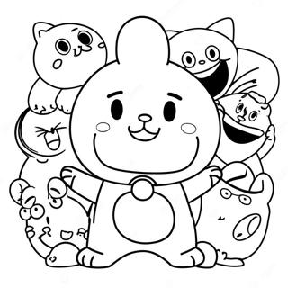 Doraemon With Friends Coloring Page 22912-18409