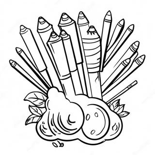 Bright Markers Coloring Page 22922-18417