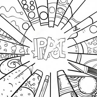 Bright Markers Coloring Page 22922-18420