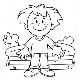 Funny Big Nate Coloring Page 22982-18465