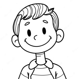 Funny Big Nate Coloring Page 22982-18468