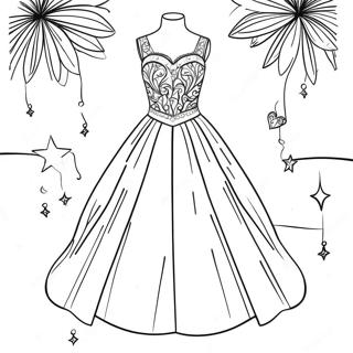 Barbie Birthday Coloring Pages