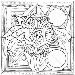 Fun 5th Grade Geometry Coloring Page 23002-18487