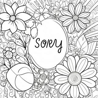 Sorry For Your Loss Coloring Pages