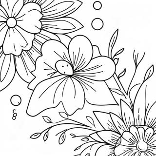 Sorry For Your Loss Floral Coloring Page 23011-18482