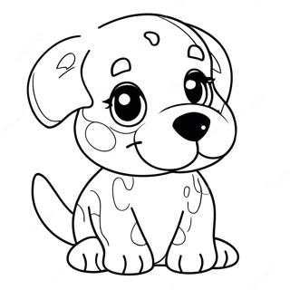 Realistic Puppy Coloring Page 2301-1882