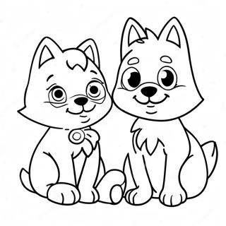 Pomni And Jax Coloring Page 23021-18491