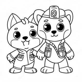 Colorful Pomni And Jax Adventure Coloring Page 23022-18500