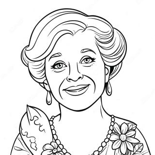 Best Aunt Ever Coloring Page 23041-18520