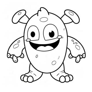 Ugly Monster Coloring Page 23071-18539