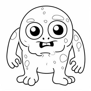 Ugly Monster Coloring Page 23071-18540