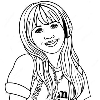 Hannah Montana Coloring Pages