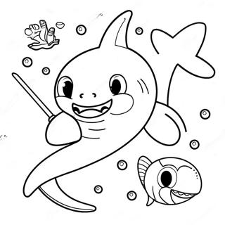 Shark Week Coloring Page 23101-18560