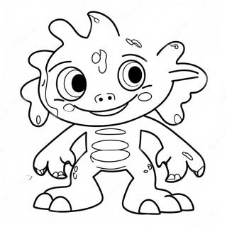 Super Monster Coloring Page 23111-18565