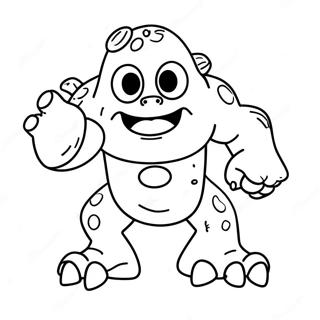 Super Monster Coloring Page 23111-18567