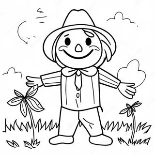 Scarecrow Coloring Pages