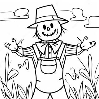 Scarecrow Coloring Page 2311-1890