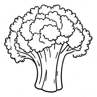 Broccoli Coloring Pages