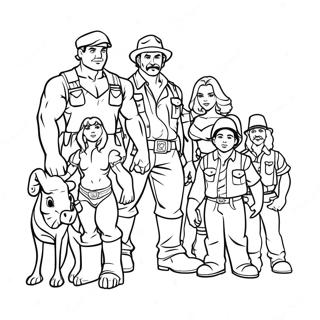 Jumanji Coloring Page 23151-18597