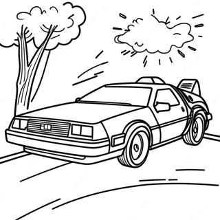 Back To The Future Coloring Pages