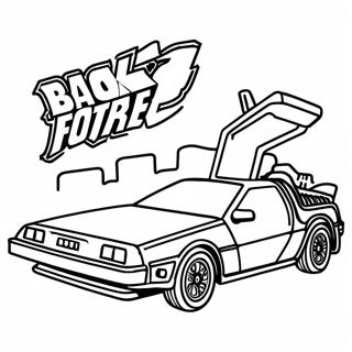 Back To The Future Coloring Page 23181-18623