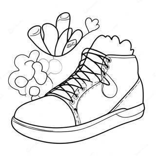 Sneaker Coloring Page 231-187