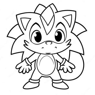 Silver The Hedgehog Coloring Pages