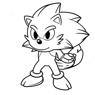 Silver The Hedgehog Coloring Page 23221-18654