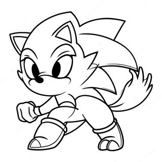 Dynamic Silver The Hedgehog Coloring Page 23222-18659