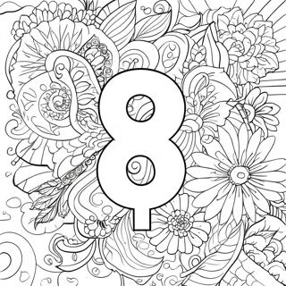 Number 8 Coloring Page 23231-18661