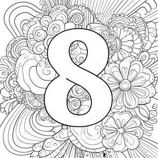 Number 8 Coloring Page 23231-18663