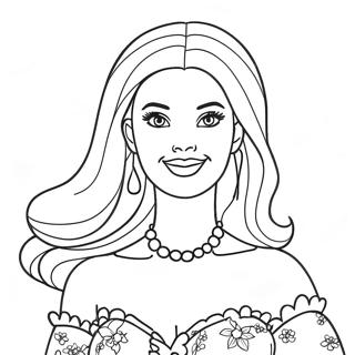 Bibble Barbie Coloring Page 23281-18704