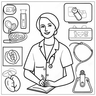 Healthcare Posters Coloring Page 23291-18710