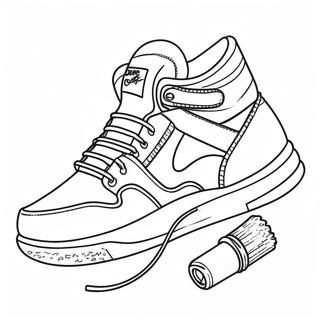 Cool Sneaker Design Coloring Page 232-190