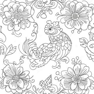 Chinoiserie Coloring Pages