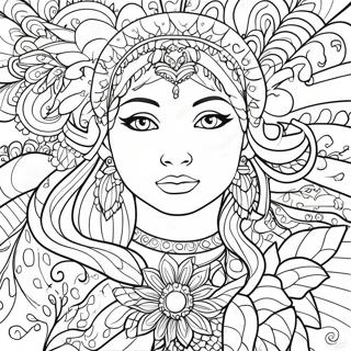 Empowering Positive Affirmation Coloring Page 23322-18738