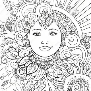 Empowering Positive Affirmation Coloring Page 23322-18739