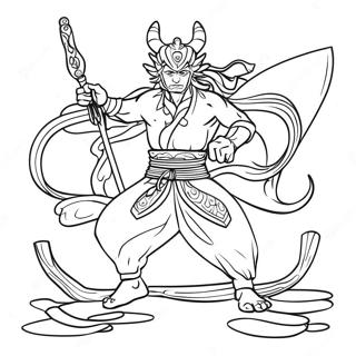 Tengen Uzui Coloring Page 23331-18743