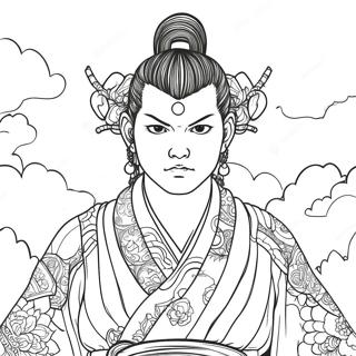 Tengen Uzui Coloring Page 23331-18744