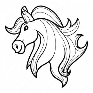 Broncos Mascot Coloring Page 23342-18750